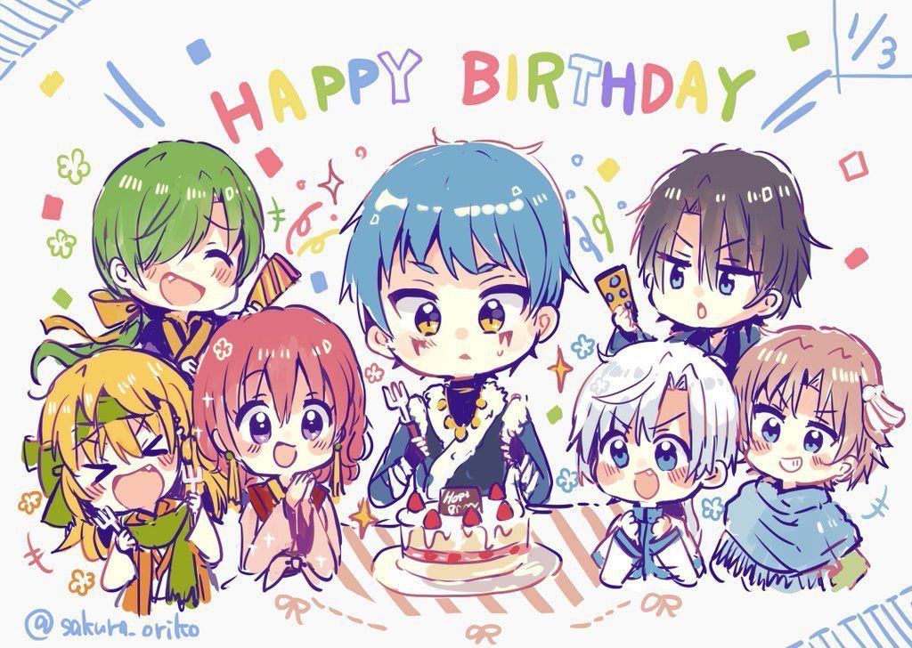 Ảnh Anime Đẹp Happy Birthday