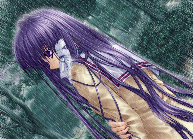 Ảnh mưa buồn Anime