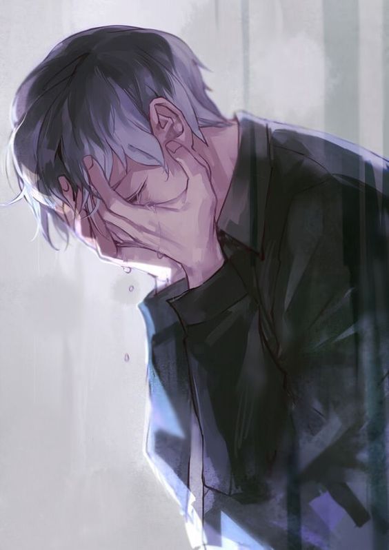 Hình buồn khóc nam anime