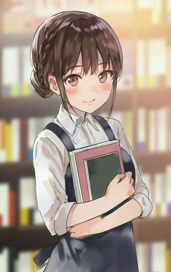 Hình ảnh Anime girl dễ thương, cute mang nét buồn nhẹ nhàng