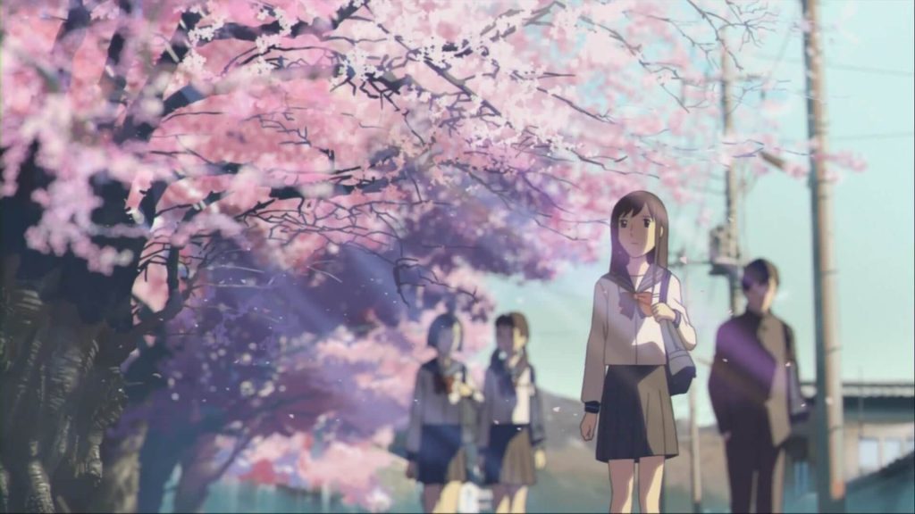 Khung cảnh hoa anh đào Anime đẹp đến nao lòng