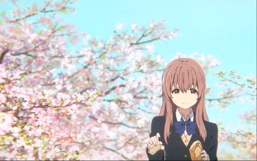 Phong cảnh hoa anh đào anime