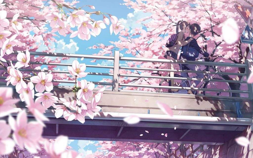 Hình Hoa Anh Đào Anime Đẹp, Lãng Mạn, Dễ Thương Nhất